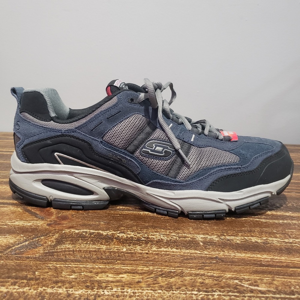Skechers Sport Vigor 2.0 Trait Men's Size 14 Wide E Shoes Blue Nwob